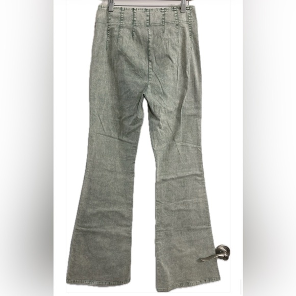 VICI Collection LFD Dusty Green Sula Lace Up Pants Sz M NWOT - Picture 4 of 4